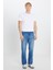 %100 Pamuk Bootcut Fit Cepli Jean Kot Denim Pantolon 2