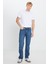 %100 Pamuk Loose Fit Rahat Kesim Jean Kot Denim Pantolon 1