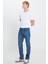 %100 Pamuk Loose Fit Rahat Kesim Jean Kot Denim Pantolon 2