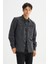 %100 Pamuk Regular Fit Normal Kesim Klasik Yaka Cepli Denim Gömlek 1