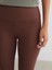 Koor Sport Kahverengi Beli Lastikli Kadın Spor Tayt 3