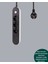 2 Metre Kablolu 3 USB Portlu Anahtarlı Üçlü Priz 3