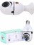 Güvenlik Kamerası Wi-Fi Özellikli 360 Derece Full Hd 1080P Ampül Kamera 4