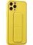 iPhone 11 Pro Kılıf Coco Deri Standlı Kapak - Sarı 2