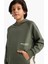 Erkek Çocuk Kapüşonlu Baskılı İçi Yumuşak Tüylü Sweatshirt G5540A825CW 1