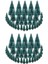 70 Pcs Minyatür Noel Ağacı Yapay Snow Frost Trees Çam Ağaçları Noel Diy Zanaat Partisi Dekorasyonu (4 Beden) (Yurt Dışından) 1