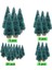 70 Pcs Minyatür Noel Ağacı Yapay Snow Frost Trees Çam Ağaçları Noel Diy Zanaat Partisi Dekorasyonu (4 Beden) (Yurt Dışından) 3