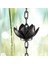 3x Yağmur Zinciri Lotus Yağmur Yakalayıcı Zinciri Dışarıdaki Oluklar Için Yağmur Zinciri Bardaklar Oluk Düşüşünün Yerini Almak Için Suyu Yönlendirmek Için (Yurt Dışından) 3