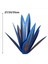 2x Tekila Rustik Heykel Metal Agave Bitki Ev Dekoru Rustik El Boyalı Metal Agav Bahçe Süsleri Açık 35CM (Yurt Dışından) 4