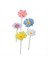 Renkli Daisy Sticks Metal Daisy Bahçe Bahçesi Bahçe Bahçesi Çim Dekorasyonu (Daisy) (Yurt Dışından) 1