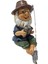 Bahçe Gnome Heykeli Reçine Balıkçı Cüce Heykeli Açık Mekan Pastoral Peyzaj Süsleri Bahçe Bahçesi Çim Dekoru (Yurt Dışından) 1