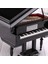 2x Minyatür Grand Piano Model Kiti Müzik Enstrümanı Sandalyeli Ev Ofis Dekorasyonu Için (Siyah Müzik Olmadan) Küçük (Yurt Dışından) 2