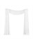 Düğün Kemeri Draping Kumaş 1 Panel 29 5 Inç x 19 6ft Beyaz Şeffaf Şifon Perde Perdeleri Düğün Töreni Için (Yurt Dışından) 1