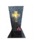 Crosses Mezarlık Saksı Mezarlık Vazısı Çivili Mezar Taşı ile Anma Çiçek Standı Saksı Ekran (Yurt Dışından) 5