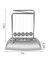 3x Newton Balls 5 Top Getirin Z Shape Newton Cradle Elektrokaplanmış Metal Malzeme Sarkaç Topları (Yurt Dışından) 4