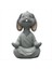 Hayvan Heykelleri Hayvan Heykelleri Yoga Oturma Odası Bahçe Dekorasyonu Bonsai Masaüstü Süsleri Gri (Yurt Dışından) 1