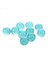 80 Pcs Mermerler 16MM Cam Mermerler Knicker Cam Toplar Dekorasyon Renk Nuggets Oyuncak Mavi ve Şeffaf (Yurt Dışından) 2