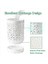 Delikli 3x Orkide Kaplar Repotting Için 4 Inç Seramik Orkide Tencere Çiçek Ekici Tenceresi Açık Nefes Alabilen Beyaz (Yurt Dışından) 3