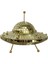 Ayna Yansıtıcı Toplar Disko Topu Ufo Sevimli Masa Aksesuarları Minyatür Öğeler Ev Dekorasyon Estetik Modern Altın (Yurt Dışından) 1