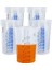 32 Oz (1000ML) Tek Kullanımlık Esnek Net Dereceli Plastik Karıştırma Bardağı Boya Reçine Epoksi Karışım Oranları Için Kullanılır, 25 Paket (Yurt Dışından) 1