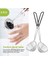 Hot Pot Süzdürme Kepçeleri, Paslanmaz Çelik Strip Süzgeç Kaşıkları Mini Mesh Skimmer Kaşığı Spander Kepçesi Sap (Yurt Dışından) 5