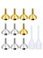 Küçük Mini Şişeleri Veya Kapları Doldurmak Için 2 Paket Mini Pipetli 10 Paket Küçük Metal Hunileri, Parfüm, (Gümüş) (Yurt Dışından) 1