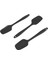 3 Pcs Silikon Spatula Siyah Yüksek Sıcaklık Dayanıklı Bpa Içermeyen Kauçuk Spatula Pişirme ve Pişirme Mutfak Spatula (Yurt Dışından) 4
