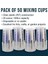 20 Oz (600ML) Tek Kullanımlık Esnek Açık Dereceli Plastik Karıştırma Bardağı - 50 Bardak - Boya, Reçine, Epoksi, Sanat Için Kullanın (Yurt Dışından) 5