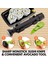Suşi Yapımı Ekipman Kiti, Japon Pirinç Topu Rulo Kalıp Sushi Çok Fonksiyonlu Kalıp Suşi Yapımı Mutfak Araçları (Yurt Dışından) 3