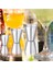 1 Set Kokteyl Ölçüm Kupaları Paslanmaz Çelik Çubuk Tedbir 3/4/5cl Iç Ölçeklendirme ile Küçük Jigger Çift Ölçüm Bardağı (Yurt Dışından) 3