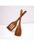 Ahşap Spatula Yapışmaz Tencere Aksesuarları, Tava Yüksek Isı Karıştırma Pişirme Restoran Mutfak Eşyaları (Yurt Dışından) 4