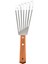 Paslanmaz Çelik Balık Spatula Turner, Ahşap Saplı Balık Spatula, Oluklu Turner, Mutfak Metal Spatula Kızartma Için (Yurt Dışından) 1