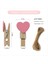 80 Adet Ahşap Kalp Clothespins Mini Kalp Fotoğraf Klipleri El Sanatları Için Renkli Küçük Giysiler Pimleri Resim Asma Ekran (Yurt Dışından) 2