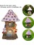 Peri Bahçe Evi Güneş Bahçe Heykelleri Heykel Minyatür Heykelcik Treehouse Dekor Çim Yürge Süsleri Dekorasyon (Yurt Dışından) 3