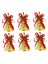 12PCS Petek Çan Çan Kolye Kapı Askı Çanları Xmas Ağacı Çan Noel Çelenk Süsleme Noel Dekor Çelenk (Yurt Dışından) 1