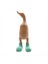 Reçine Ördek Heykeli Bahçe Heykeli Sevimli Karikatür Ördekleri Benekli Wellies Boot Good Good Luck Figurine Green-M (Yurt Dışından) 1