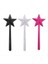 Tuz ve Karabiber Çalkalayıcı Asalar Tuz ve Karabiber Asa Çalkalayıcılar, Siyah ve Beyaz ve Pembe, Yıldız Asa Tuzu (Yurt Dışından) 1