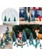 250PCS Minyatür Yapay Noel Ağacı Küçük Kar Donu Ağaçları Çam Ağaçları Noel Diy Partisi Dekorasyon El Sanatları (Yurt Dışından) 3