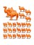 24PCS Camel Figürinler Minyatür Oyuncak Modelleri Kek Toppers Için Hayvan Figürinleri Ev Masaüstü Süsler Dekor (Yurt Dışından) 1