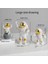 3pcs Astronot Dekor Sevimli Model Küçük Astronot Araba Oturma Odası Masaüstü Dekorasyon Dekorasyon Doğum Günü Hediyesi Altın (Yurt Dışından) 2