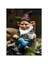 Gnome Cüce Sallanan Sandalye Süsü Reçine Açık Bahçe Dekorasyon Veranda Yavaşça Çay Tembel Dekorasyon Içmek (Yurt Dışından) 3