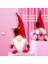 1pcs Sevgililer Günü Gnome Peluş Süslemeleri Mr ve Bayan Scandinavian Sevgililer Günü Masa Süsleme B (Yurt Dışından) 1