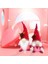1pcs Sevgililer Günü Gnome Peluş Süslemeleri Mr ve Bayan Scandinavian Sevgililer Günü Masa Süsleme B (Yurt Dışından) 5