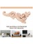 Ahşap Oyulmuş Çıkart Köşesi Onlay Aplike Kapı Duvar Dekor 12*6cm Boyasız (Yurt Dışından) 5