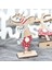 Noel Ev Dekorasyonu Ahşap Noel Dekor Karikatür Elk-Deer Noel Masa Süsleri Noel Ren Geyiği Dekorasyonları (Yurt Dışından) 5