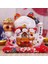 2pcs 7inch Seramik Çağırıyor Cat Maneki Neko Süsleme Feng Shui Dekorasyon Salıncak Şanslı Kedi A (Yurt Dışından) 2