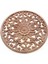 Ahşap Çıkartma Beslemesi Aplike Gerçek Ahşap Oyma 20X20X1CM ve Oyma Çiçek Oyma Yuvarlak Ahşap Aplikler 15X15X0 8cm (Yurt Dışından) 4