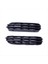 Araç Parlak Siyah Çamurluk Yan Panel Izgaralar Bmw 5 Serisi E39 Çamurluk Havalandırma Mesh 51137896849 51137896850 (Yurt Dışından) 1