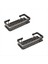 Banyo Raf Üçgen Raf Yumruksuz Köşe Raf Emme Kupası Tripod 2 Pcs (Yurt Dışından) 1