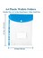 12 Paket Plastik Zarflar 3/4/11 Halka Bağlayıcı Için Bağlayıcı Cepler Snap Düğmesi ve Etiketi Olan Genişletilebilir Belge Organizatörü (Yurt Dışından) 2